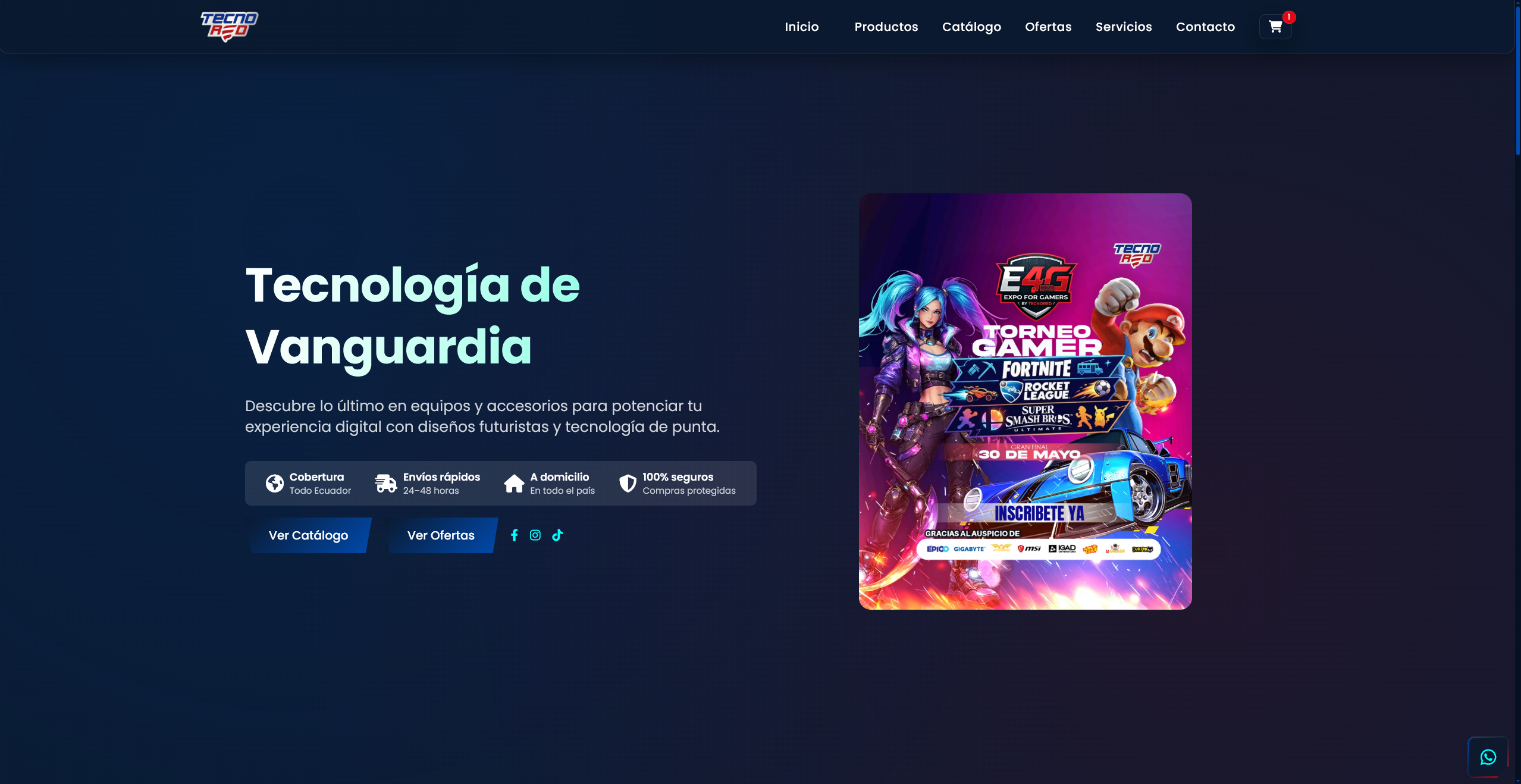 TecnoRed Screen 1